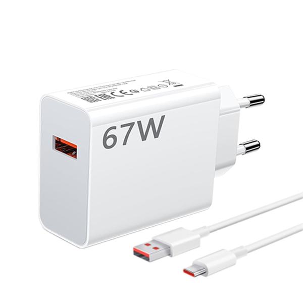 Xiaomi 33W EU Plug QC3.0 Fast Quick Wall Charger with Cable – Original Fast Charging Adapter